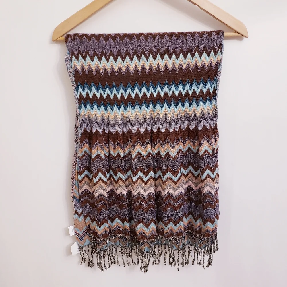 NWT Word Market Chevron Stripe Scarf Wrap